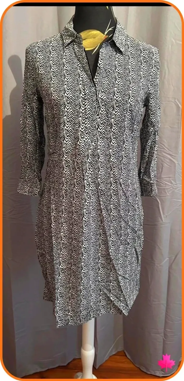 🌷robe noir et blanche🌷