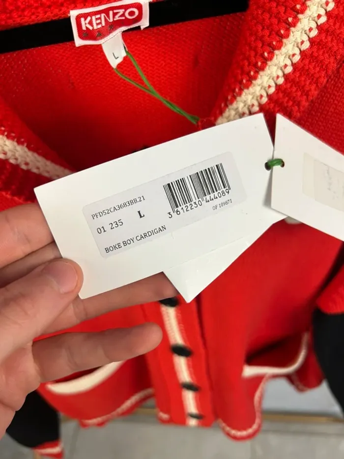 Cardigan Boke Kenzo L neuf - photo numéro 3