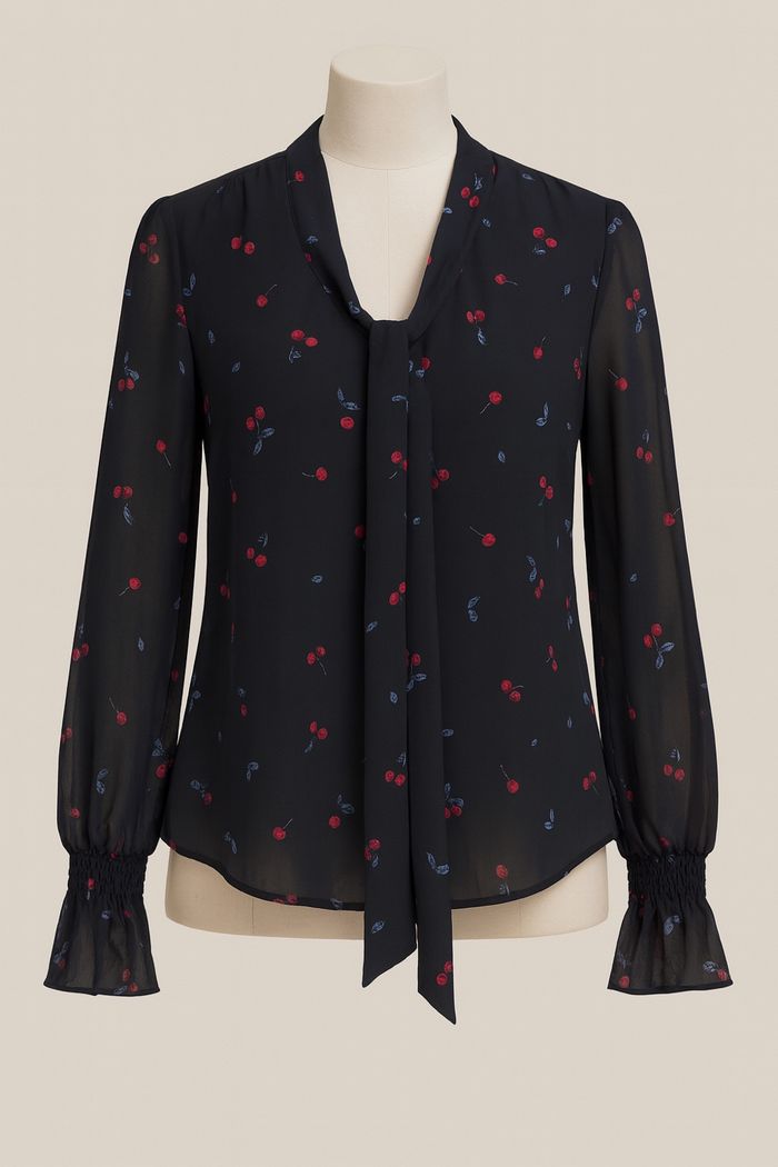 Chemisier Kookaï imprimé cerises – Taille 34 - parfait état