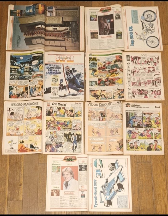 Lot de 7 anciens magazines Super As + superJ 1979/1980 Vintage - photo numéro 5