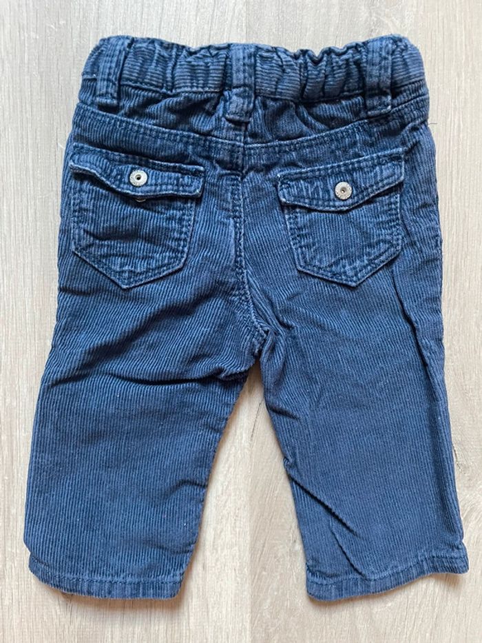 Pantalon velour Marine Obaibi 3M - photo numéro 3
