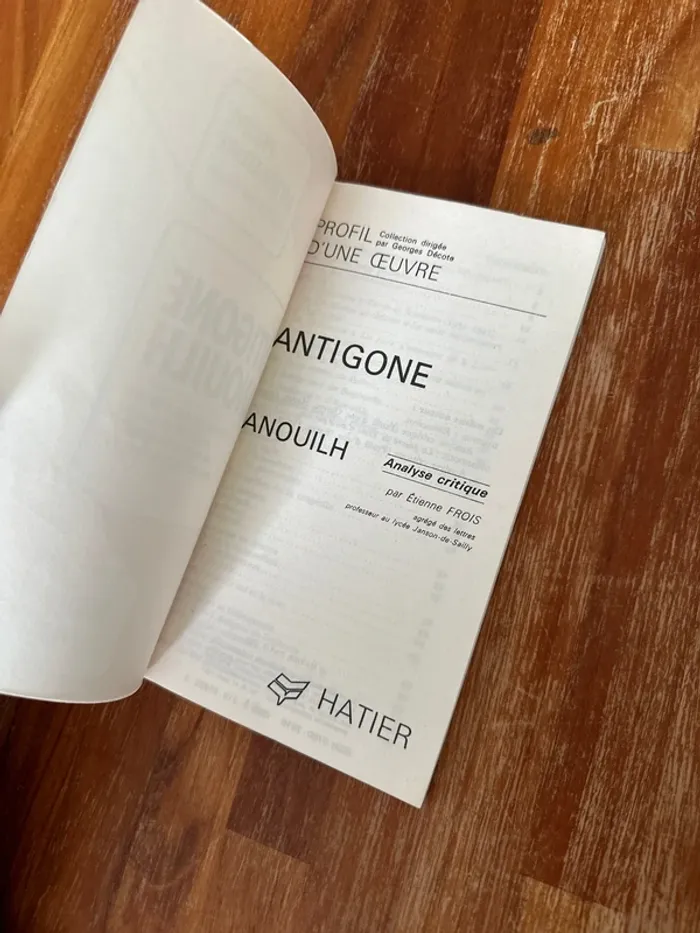 Livre antigone anouilh - photo numéro 4