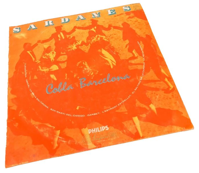 Vinyle 33 tours (25cm) Cobla Barcelone Sardanes (1954) Philips P 76.113 R