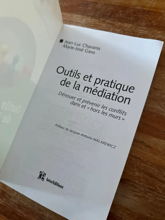 Livre outils et pratique de la médiation - photo numéro 4