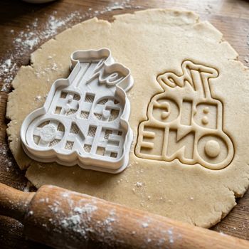Emporte-pièce The BIG ONE pour Biscuit et Pâte à Sucre - Anniversaire 1 An