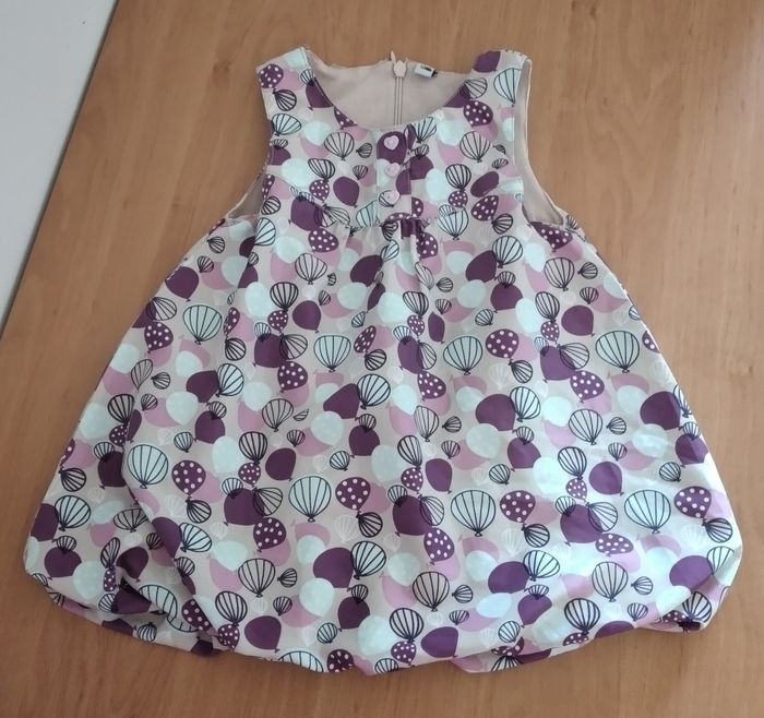 Lot de 3 Robes sans manches 12 mois fille - photo numéro 8