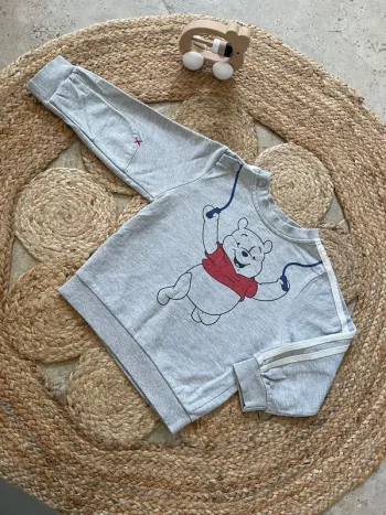 Pull manches longues style sweat 24 mois