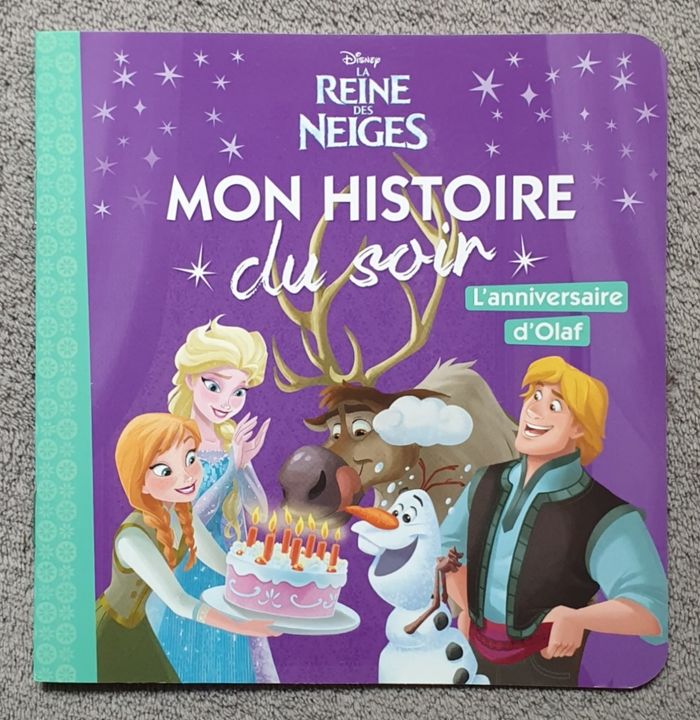 Livre "L'Anniversaire d'Olaf" - Mon Histoire du soir (Dès 2 ans) / Disney Hachette