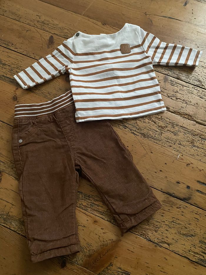 Ensemble Obaïbi taille 3 mois