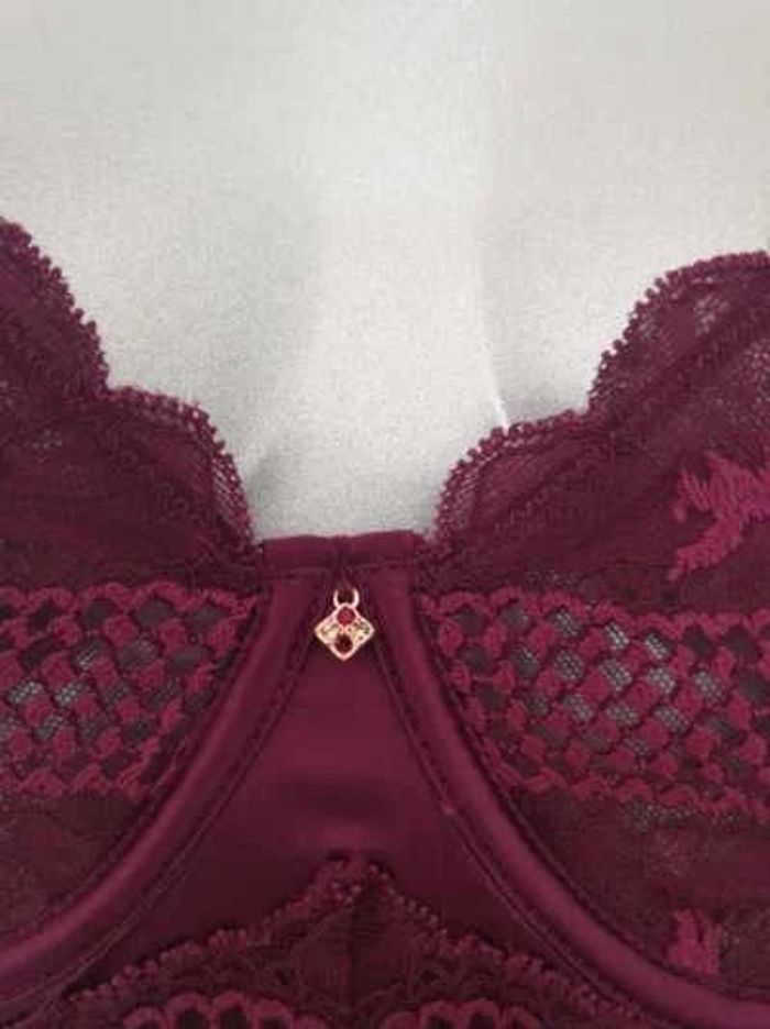 Guêpière sexy prune T90/C - photo numéro 3