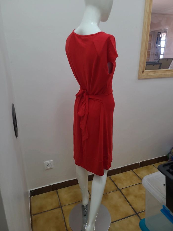 Robe rouge Anne Weyburn taille 42-44 - photo numéro 7