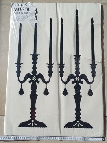 Sticker mural chandelier neuf / autocollant mural chandelier neuf