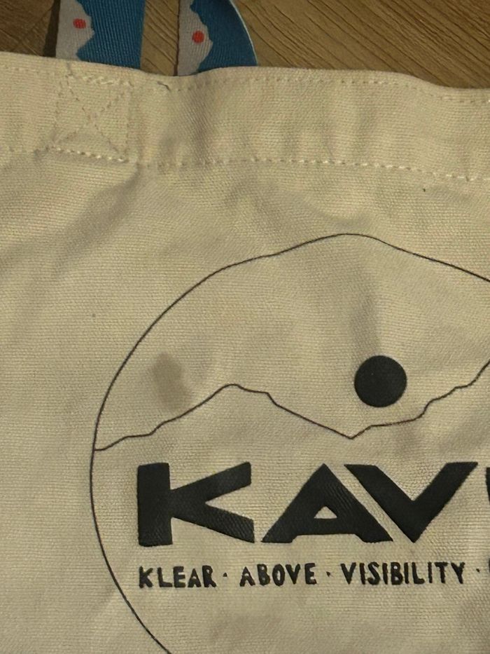 Sac beige avec anses bleues Kavu 🌸 - photo numéro 5