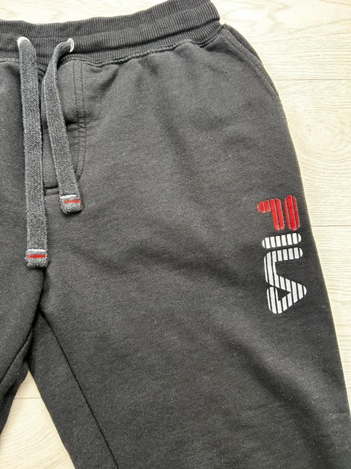Jogging Fila noir homme L logo brodé confort casual sport - photo numéro 3