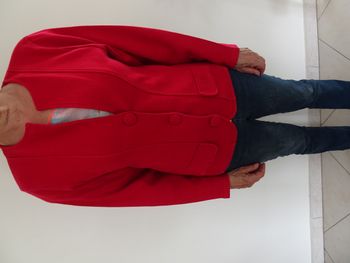 Blazer femme rouge