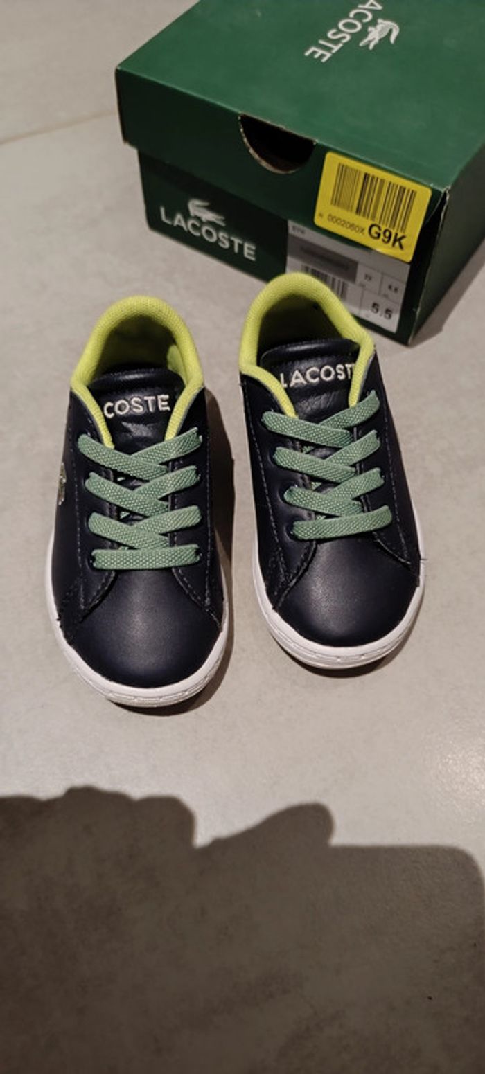 basket cuir lacoste 22 - photo numéro 7