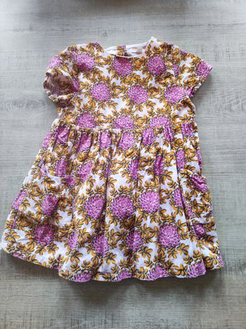 Robe velours avec poches 