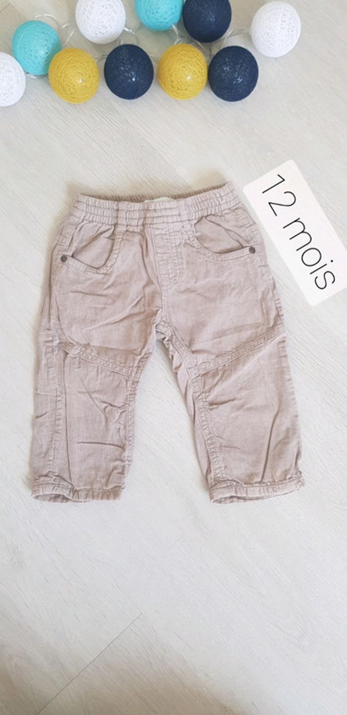 Pantalon velours 12 mois