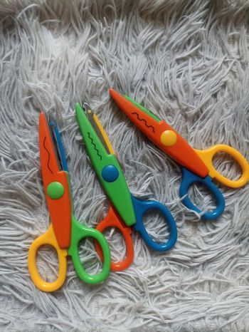 Lot de 3 paires de ciseaux cranteurs pour activités