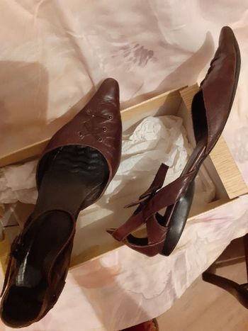 sandales chocolat