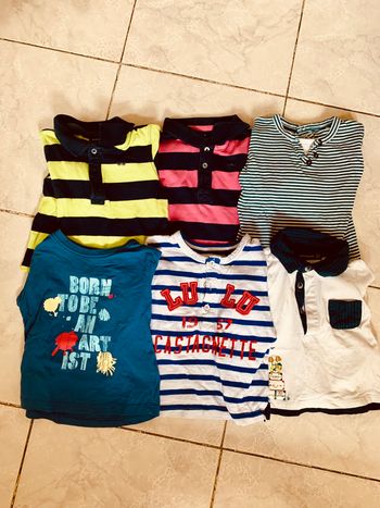 Lot de hauts 12 mois