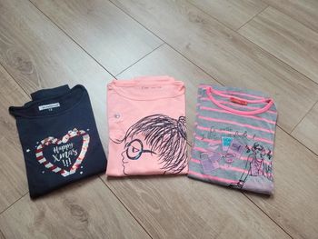 lot 3 tee shirts manches longues 12 ans