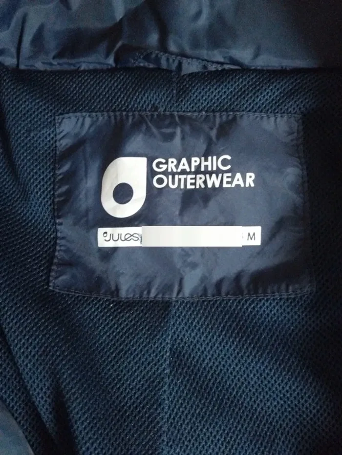 Blouson leger coupe-vent Jules avec capuche taille M - photo numéro 3