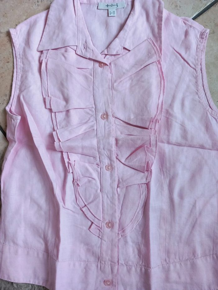 🎀tunique lin T38 collection 123 - photo numéro 2