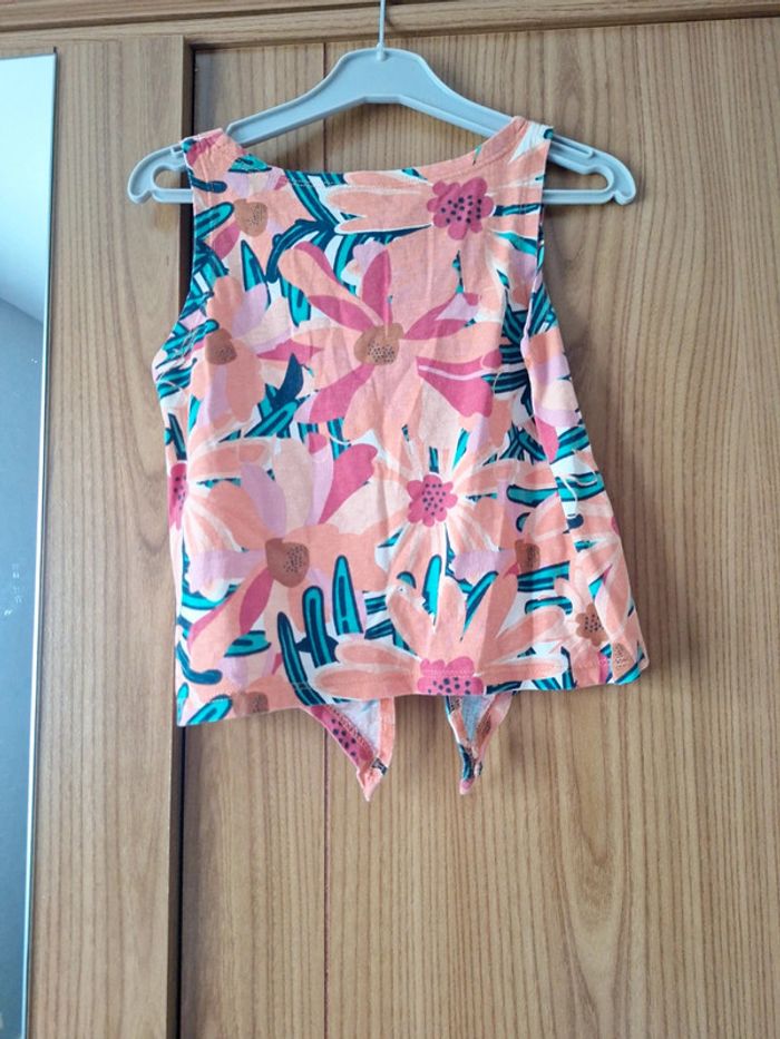 Top gemo motif fleur - photo numéro 2