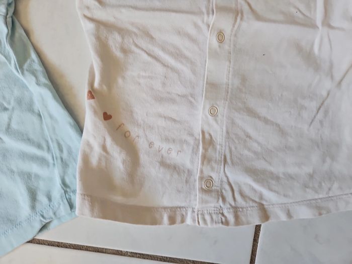 Lot de 2 t-shirts mc fille 9 mois BBF3 - photo numéro 6