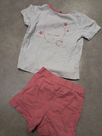 pyjama short fille 2 ans 24 mois