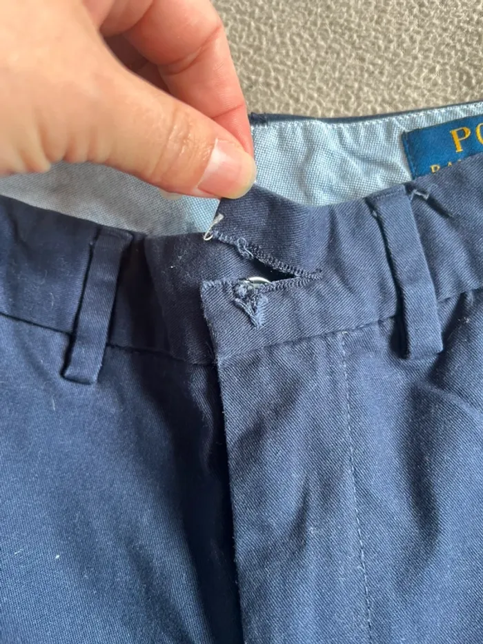 Chino bleu marine Ralph Lauren 8 ans - photo numéro 2