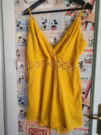 Combishort jaune taille M Jowell