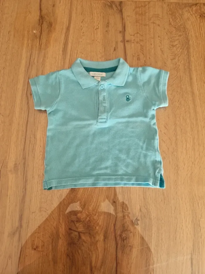 Lot - 5 tee shirt + 1 pull manches courtes - 6 mois - photo numéro 12