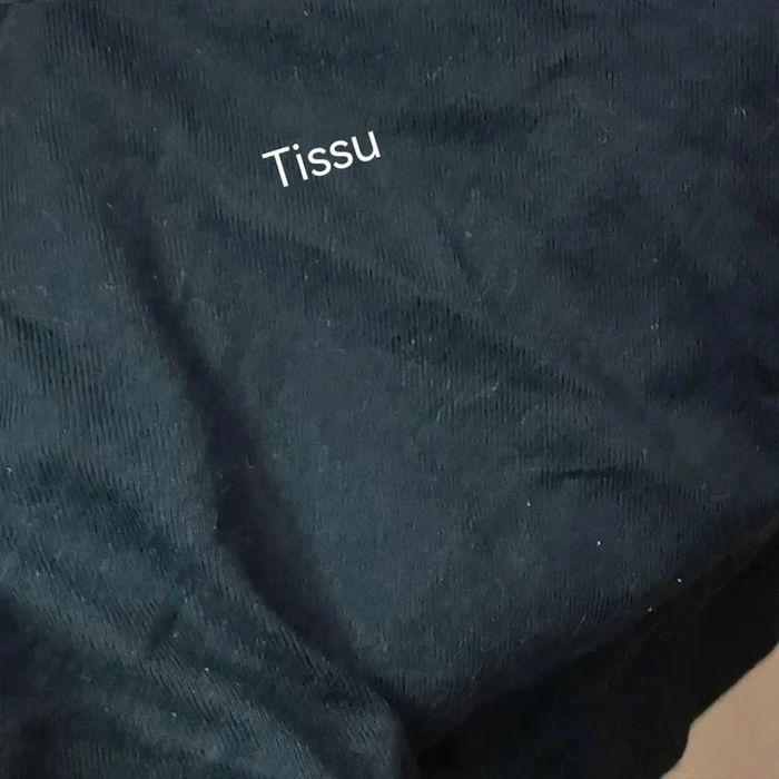 Veste 👣 sweat noire velours et tissu à capuche Kitchoun 1mois/54cm - photo numéro 8