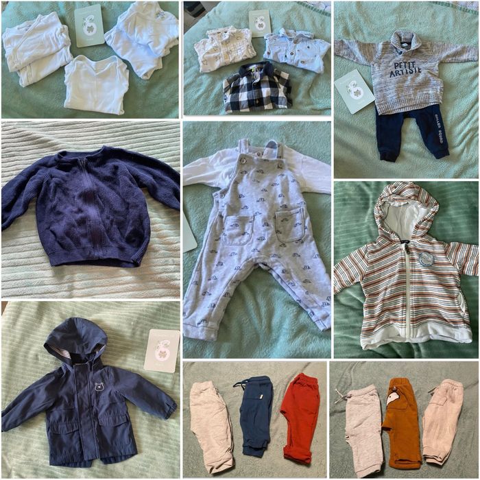 Lot vêtements bébé 6 e
