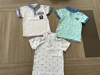 Lot 3 polos 2-3 ans