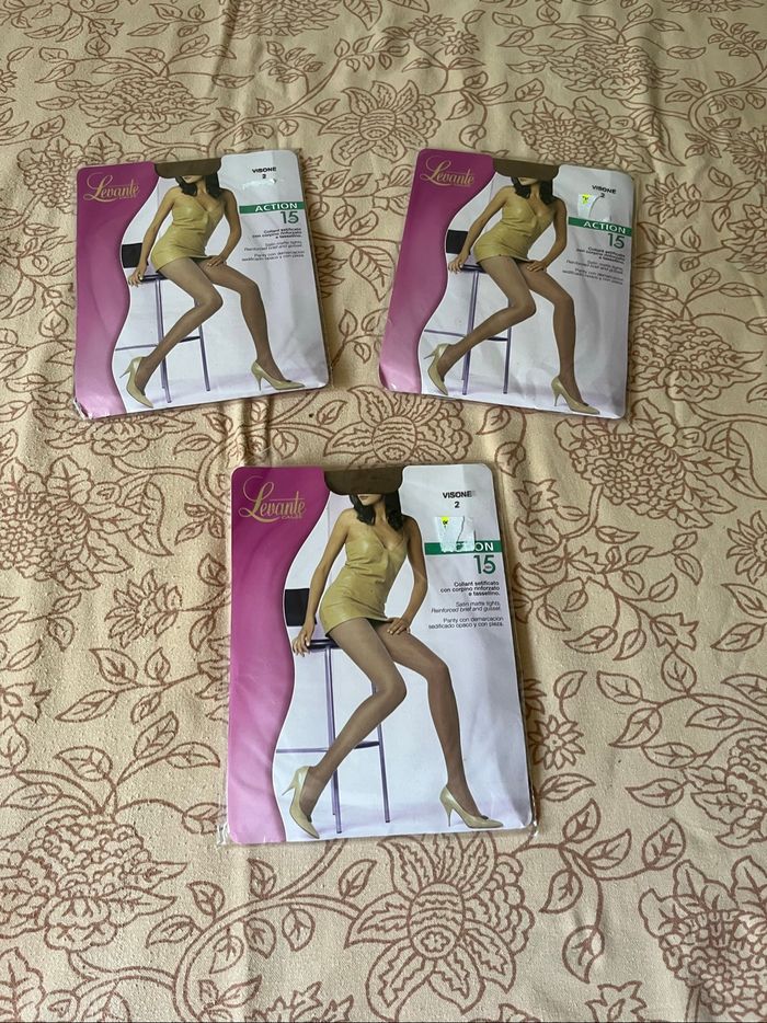 Lot 3 collants femme Taille 38 Neuf