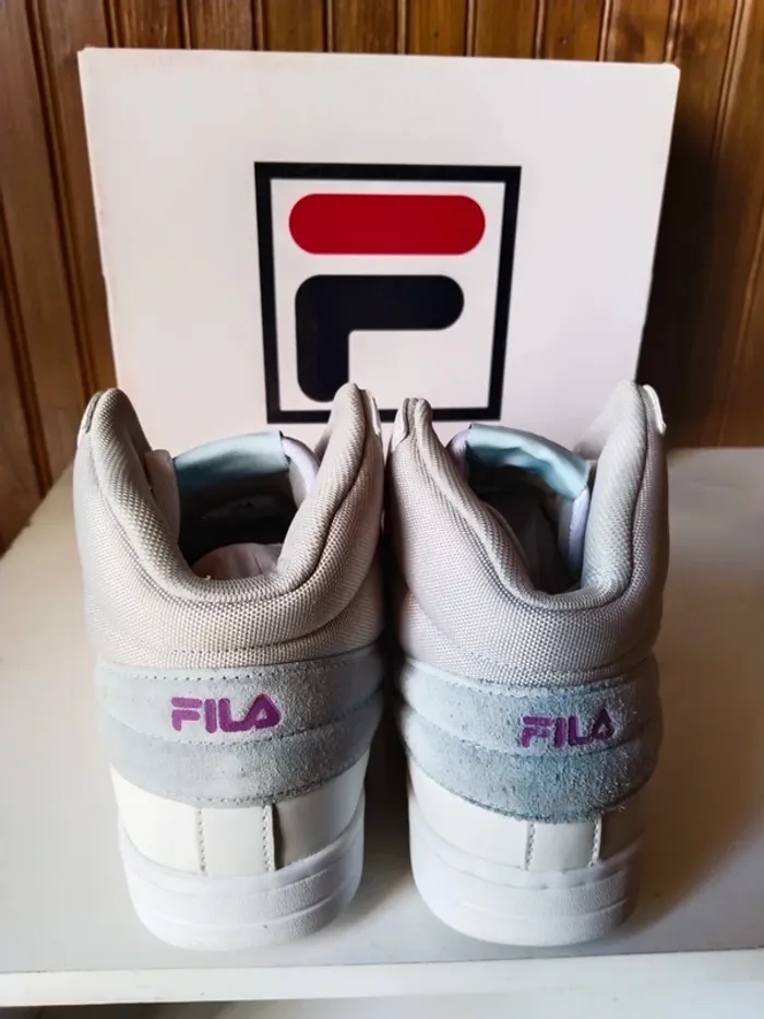 Paire de baskets montantes femme de marque Fila pointure 41 - photo numéro 7