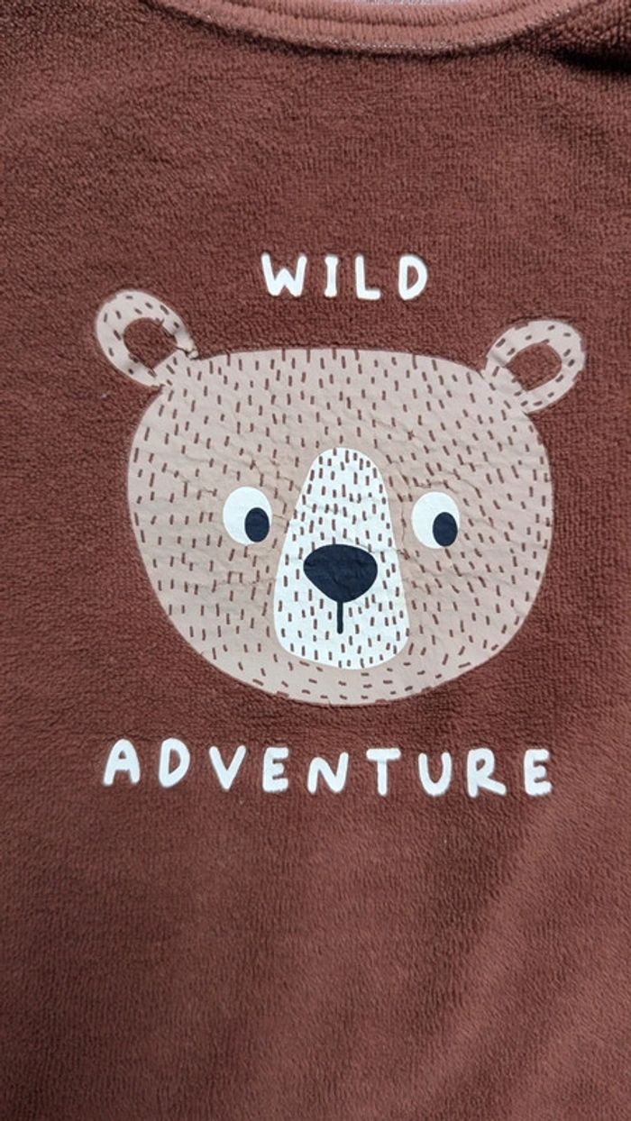 T-shirt pyjama velours 18 mois - photo numéro 3