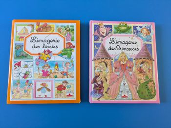 2 livres   enfants :  imagerie  des loisirs et imagerie des princesses