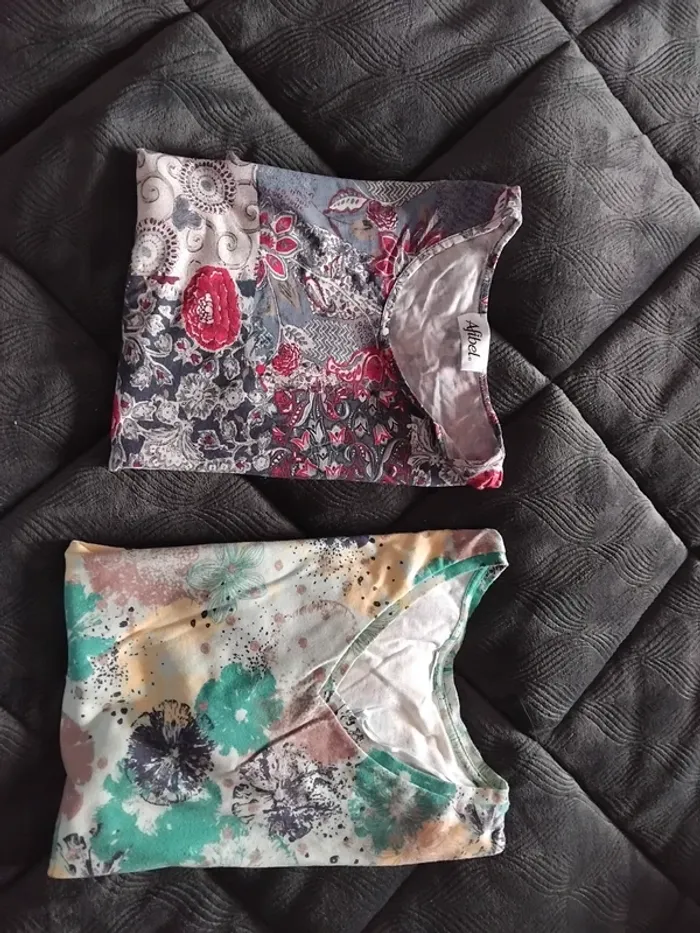 Lot de 2 maillots imprimés
