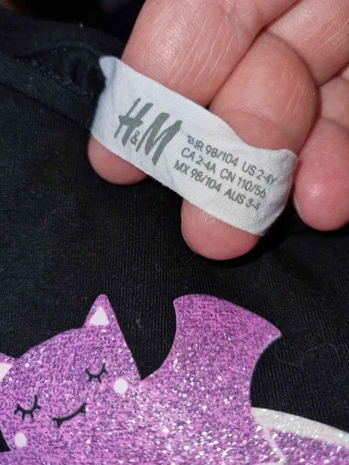 T-shirt Halloween Fantôme à paillettes 3/4 ans - photo numéro 4