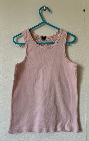 Tee-shirt dos dentelle crochet