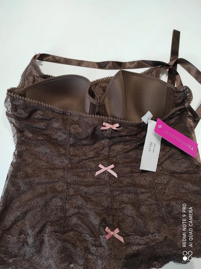 top bustier passionata t42 neuf - photo numéro 2