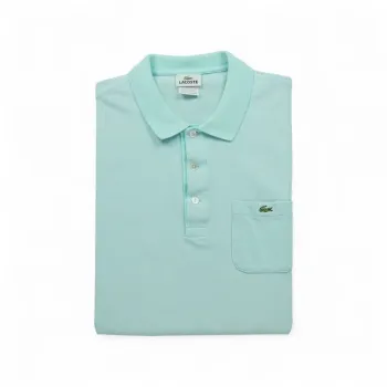 Lacoste Polo manches courtes Homme Taille L Bleu clair #Qwe1239