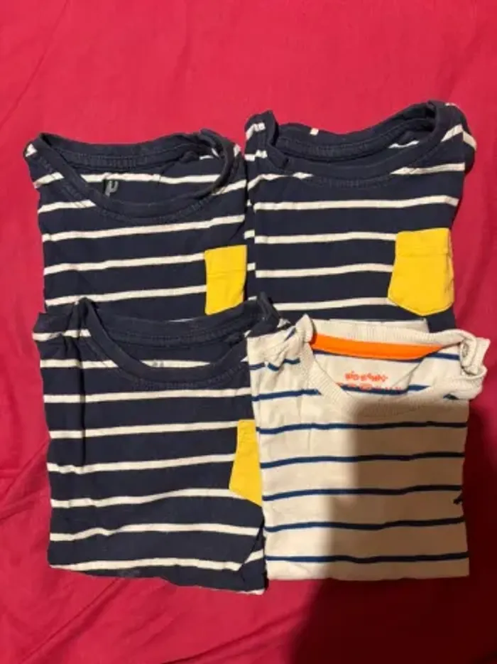 DON Lot de 4 t-shirts