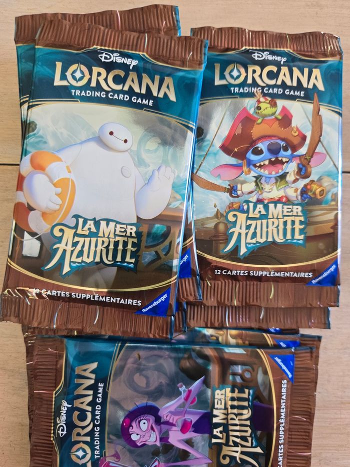 Lorcana lot de 18 boosters La Mer Azurite en FR