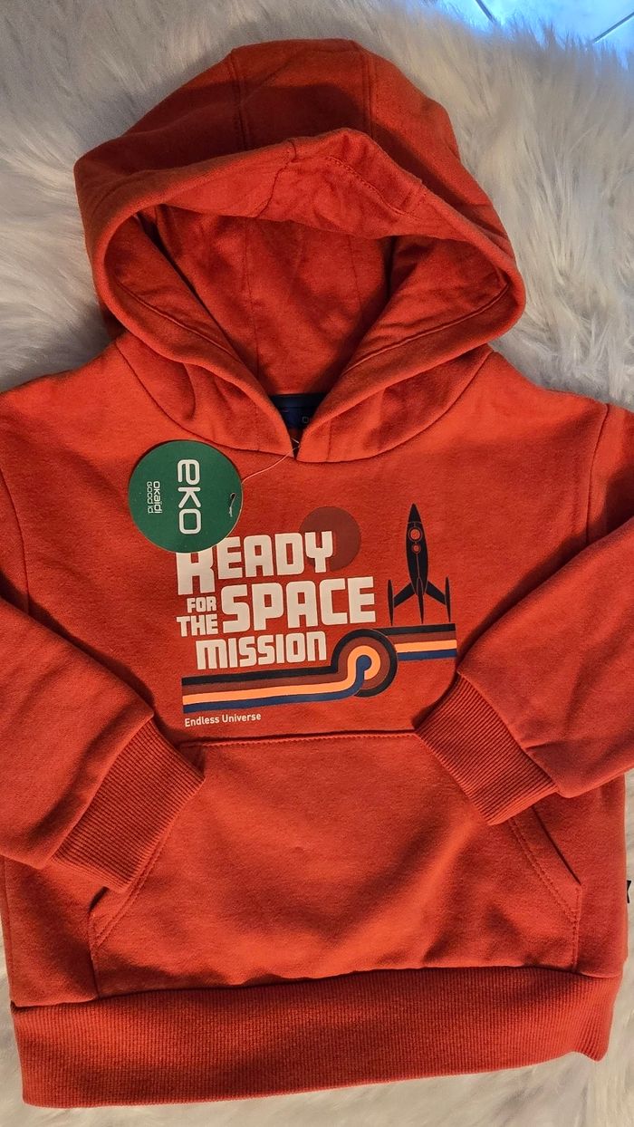 (NEUF non porté) 🏷🤩😍superbe  sweat molleton 3 ans garçon 😍🤩💙 - photo numéro 2