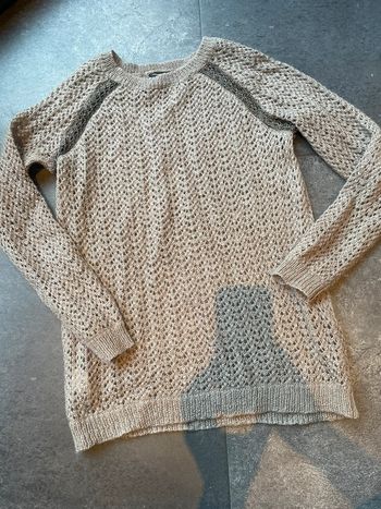 Pull maille ajourée Mango